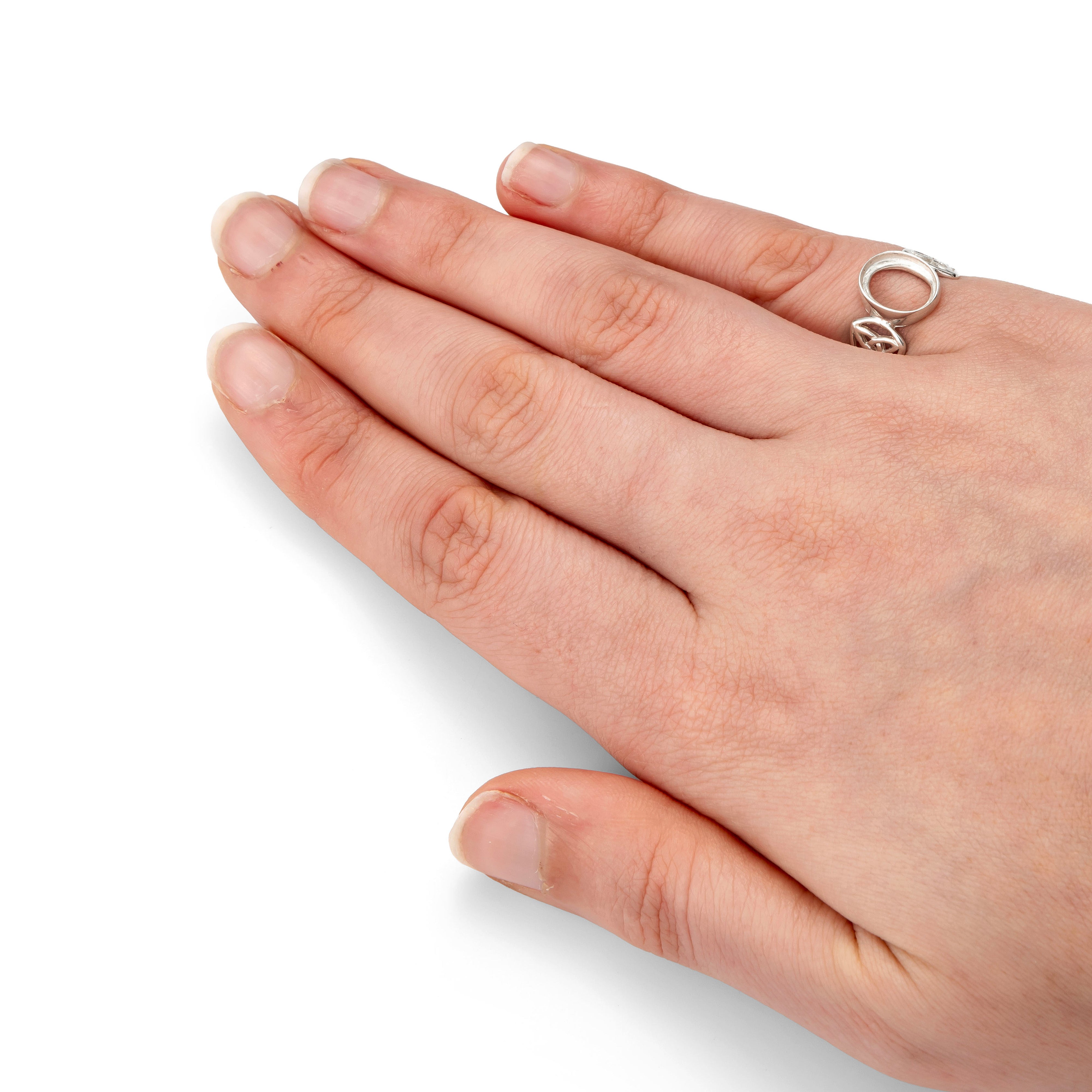 Sterling Silver Ring For 10x8mm Cabochon Stone