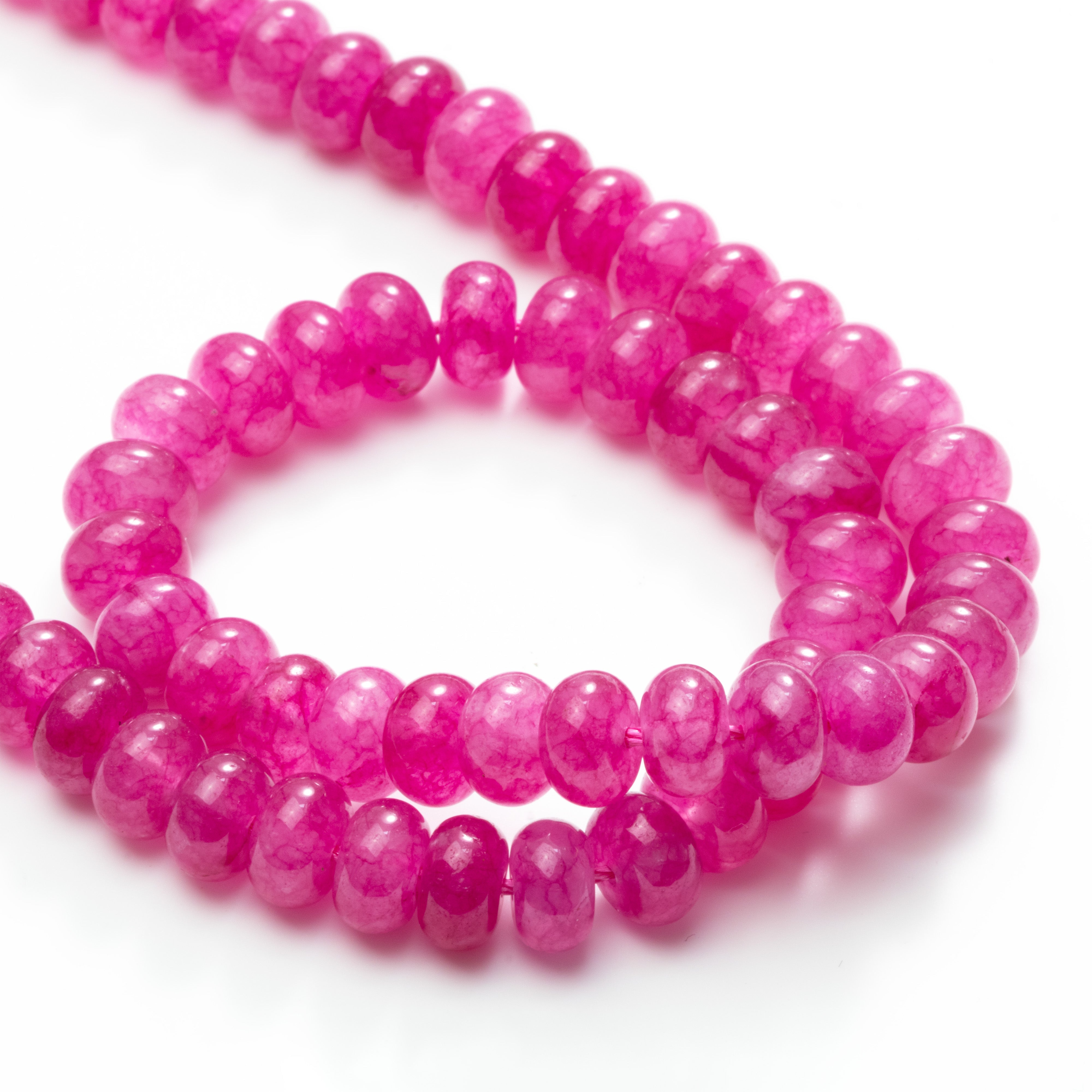 Jade Rondelle Beads