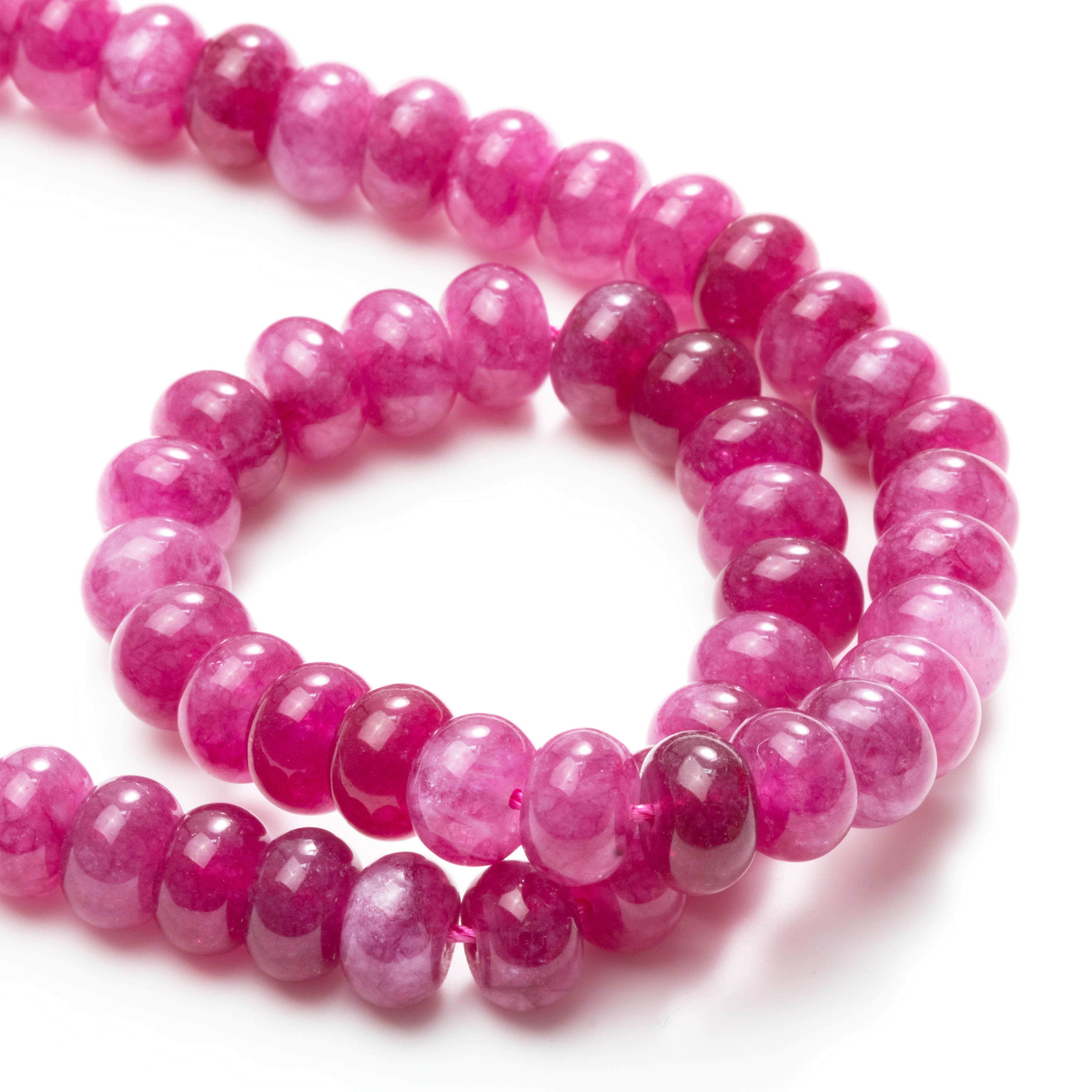 Jade Rondelle Beads