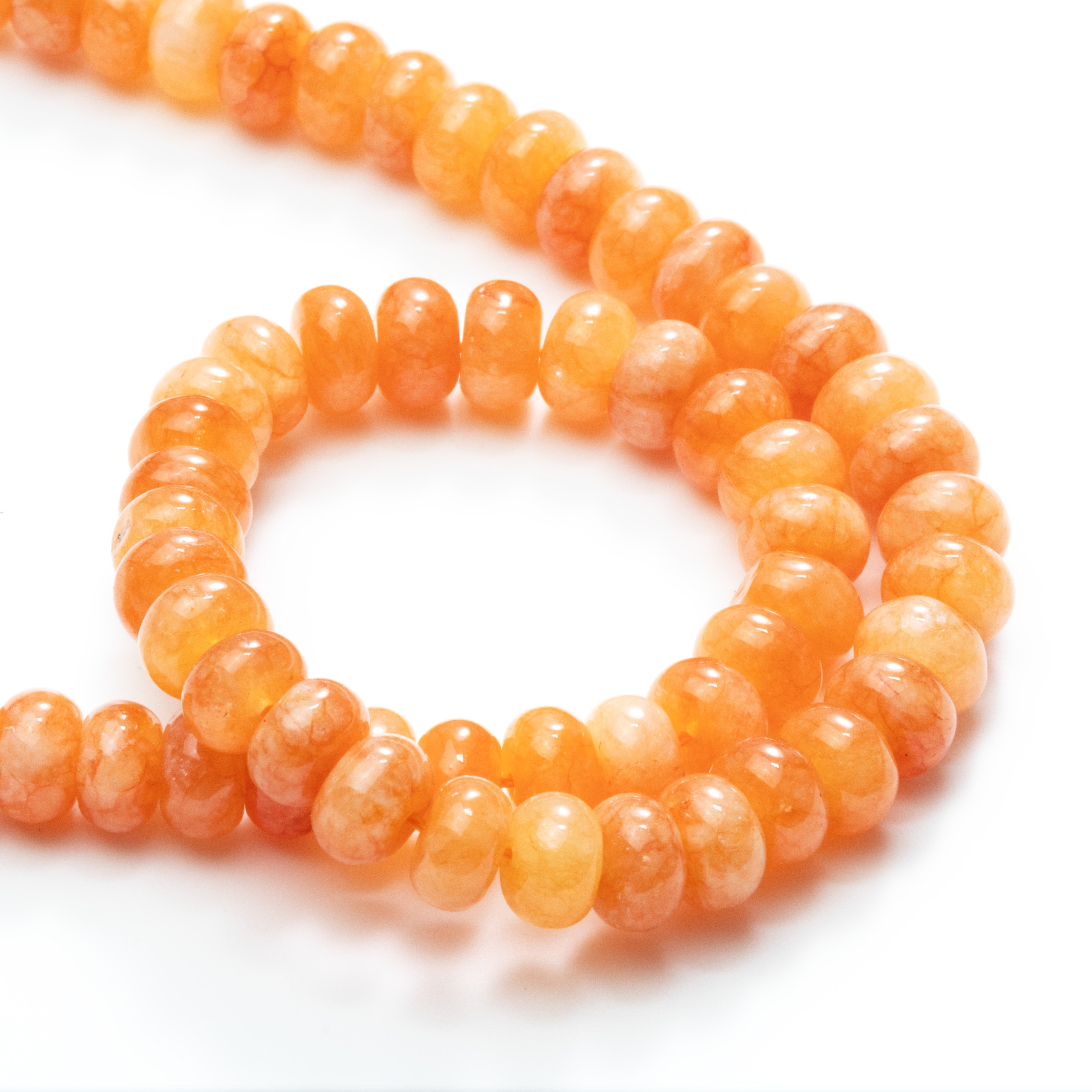 Jade Rondelle Beads