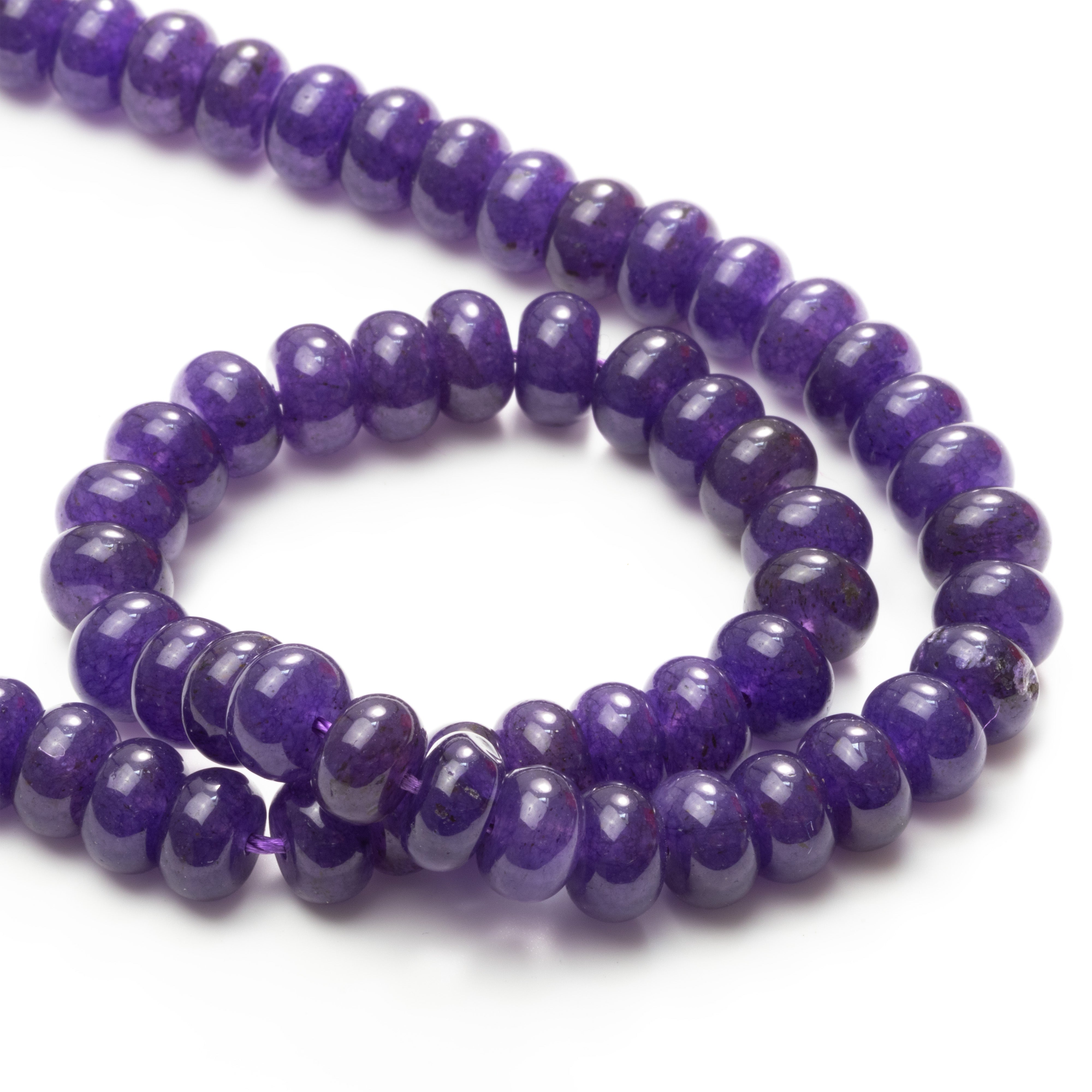 Jade Rondelle Beads