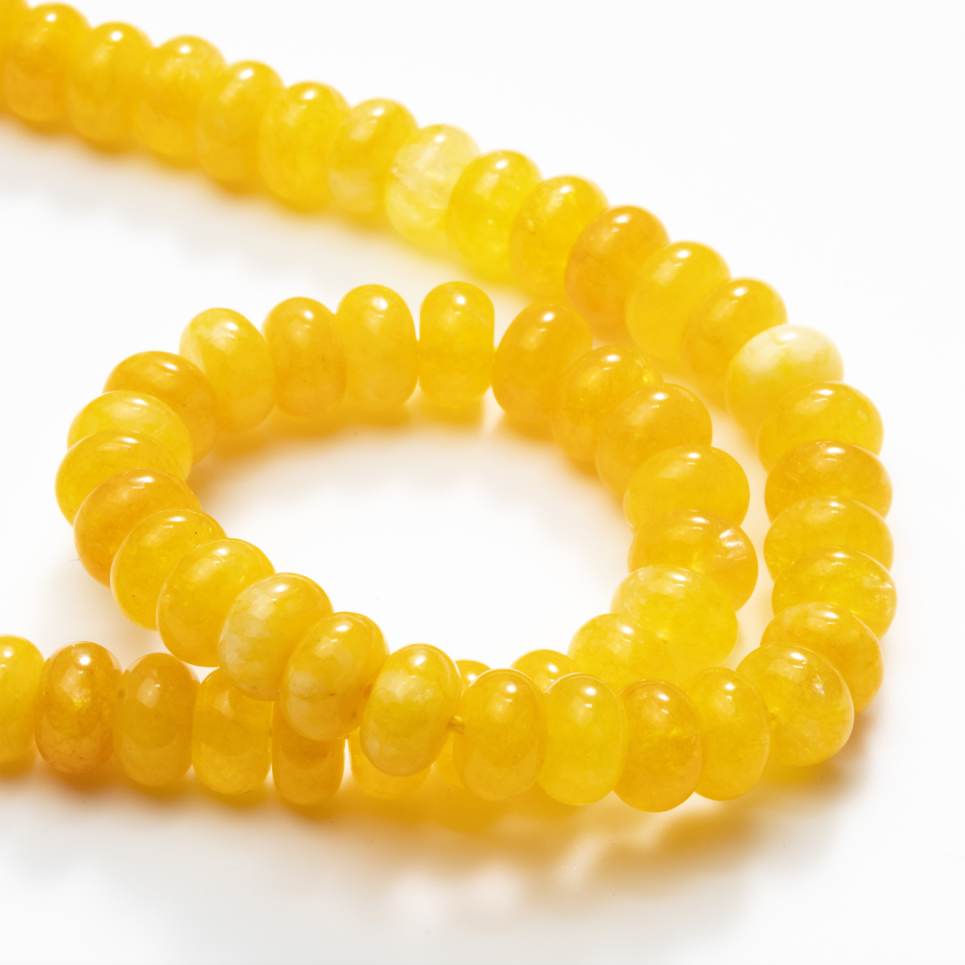 Jade Rondelle Beads