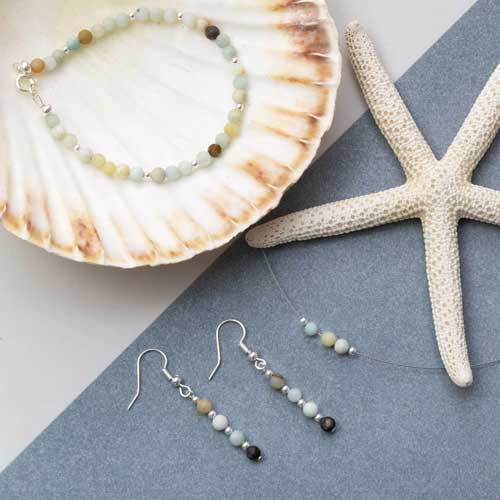 Example jewellery made with the Coastal Jewellery Business Starter Kit