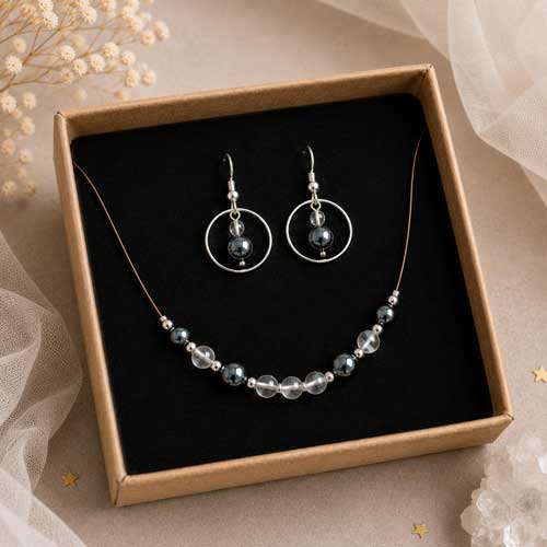 Example jewellery made with the Lunar Jewellery Business Starter Kit