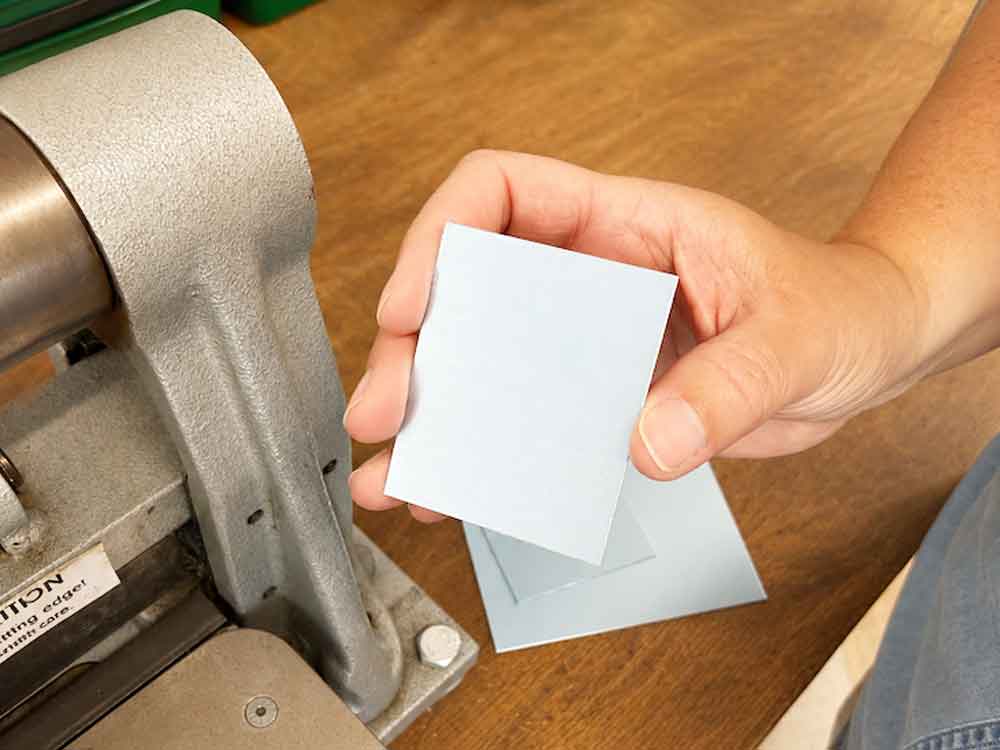 Precision cut sterling silver ready for jewellery making with minimal waste
