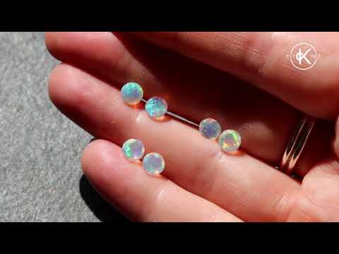 Ethiopian Opal Faceted Stones | Kernowcraft