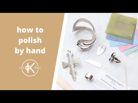 How To Polish Your Jewellery By Hand With Polishing Papers | Kernowcraft