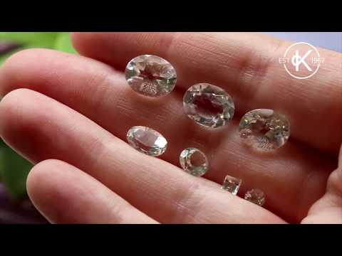 White Topaz Faceted Stones | Kernowcraft
